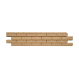 Панель фасадная Невский клинкер Classic янтарь, шт
